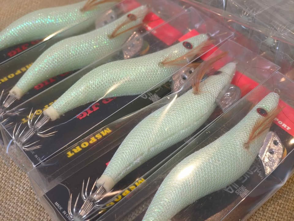 Glowing Squid Jigs $2 each Clearance Sales